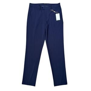 Quince NEW Mens Performance Stretch Dress Pants Slim Fit Navy Blue 32x34